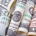 Retirement Savings - Rolled 20 U.s Dollar Bill
