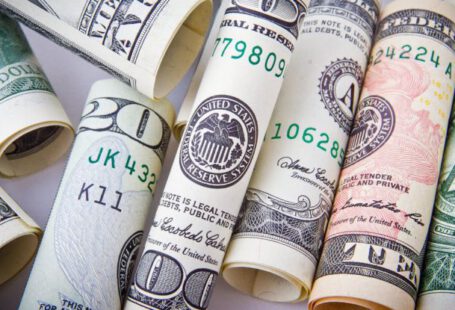 Retirement Savings - Rolled 20 U.s Dollar Bill