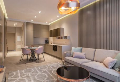 Investment Trends - Contemporary apartment with kitchen and stylish living zone