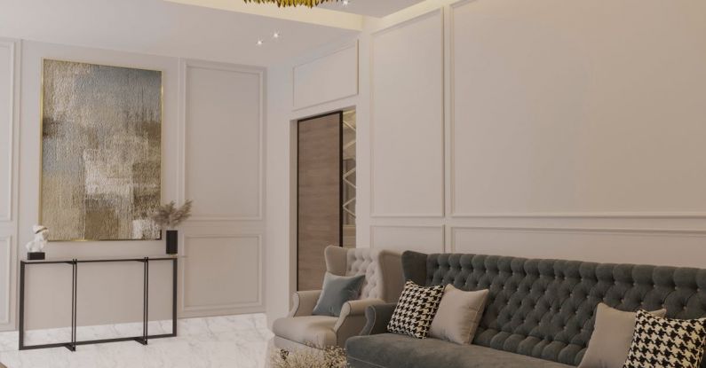 Minimalist Living - Luxury Living Room in Minimalist Style