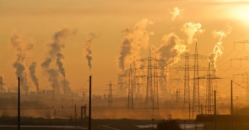 Climate - Electric Towers during Golden Hour