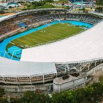 Sporting Events - Aerial View of Football Stadium